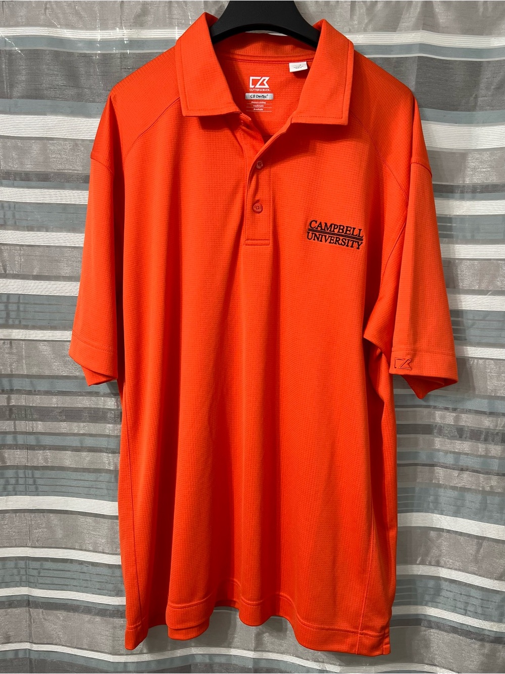 Cutter & Buck Campbell University Orange Performance Polo